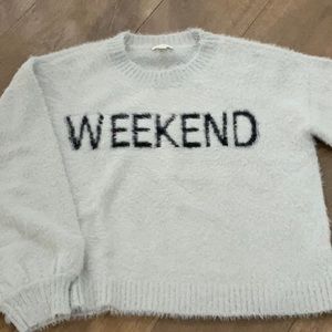 HEM & THREAD gray size L WEEKEND sweater - gently used